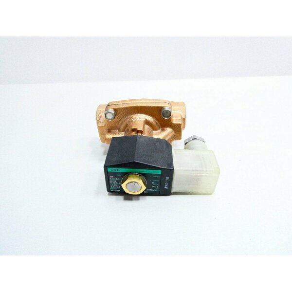 Ckd 24V-DC 3/4IN NPT SOLENOID VALVE AD11-20A-02H